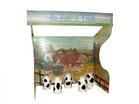 Location stand de jeu kermesse Pot à lait